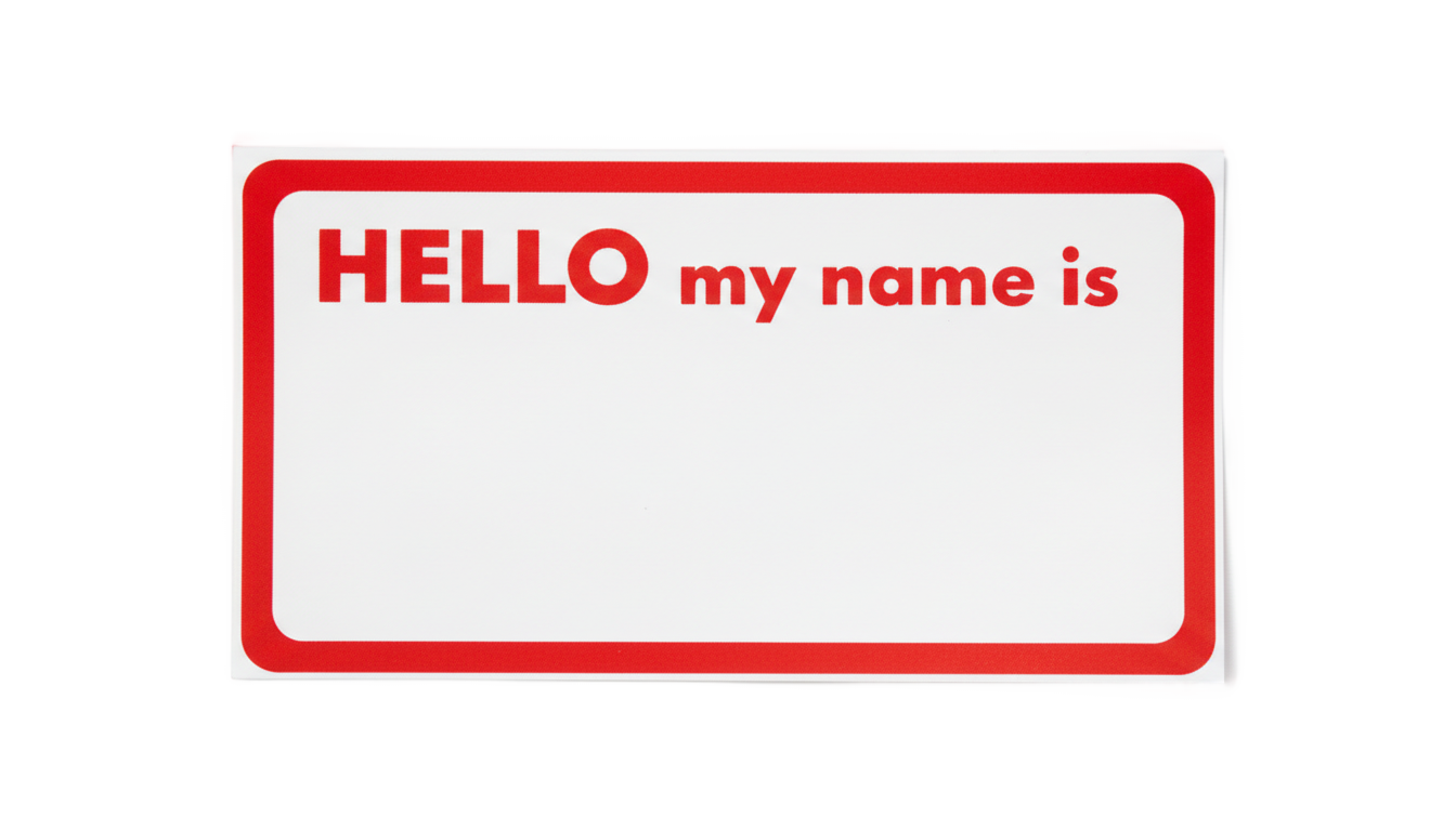 blank name tag png PNG transparent background