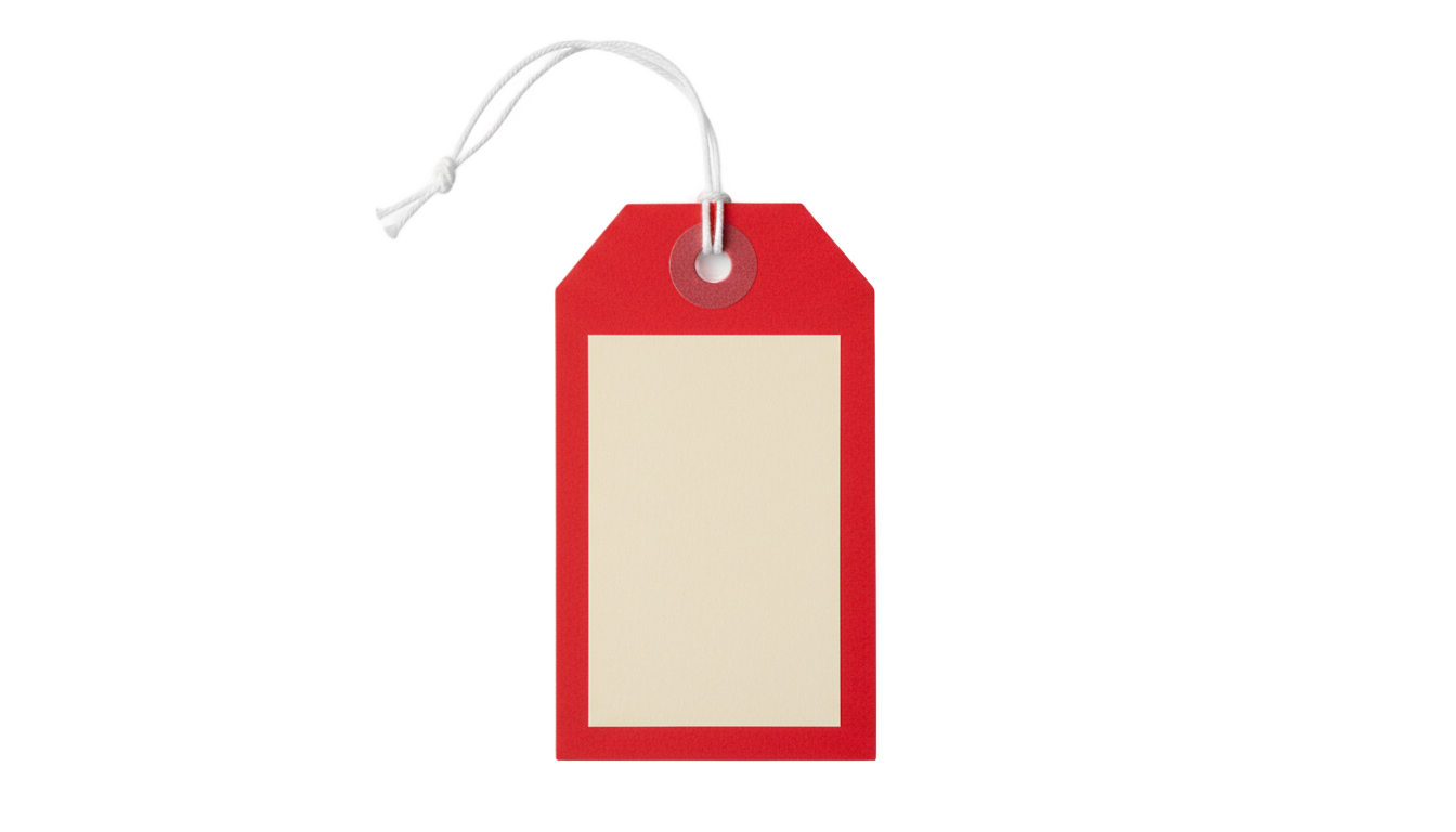 red price tag png PNG transparent background