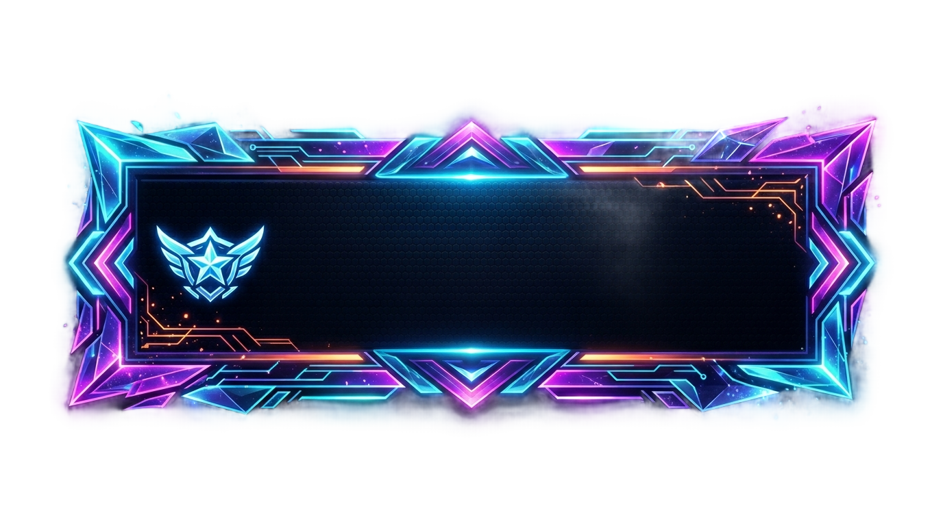 gaming name tag png PNG transparent background