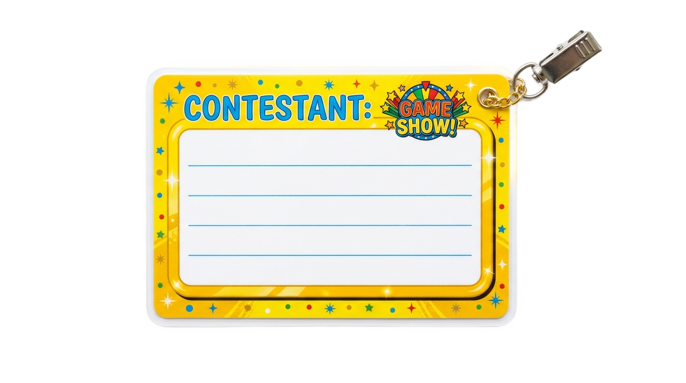 price is right name tag png PNG transparent background