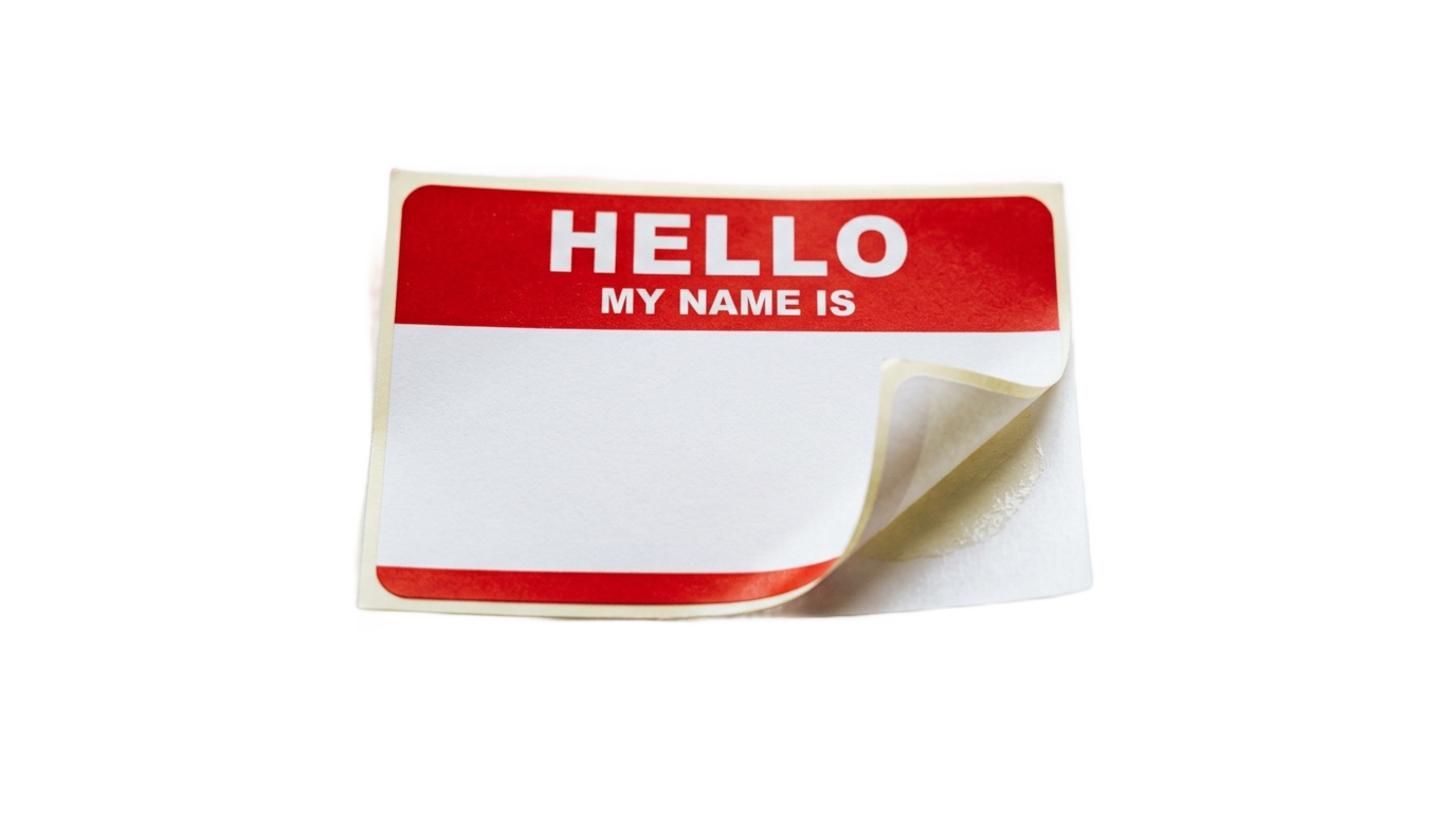 name tag sticker png PNG transparent background