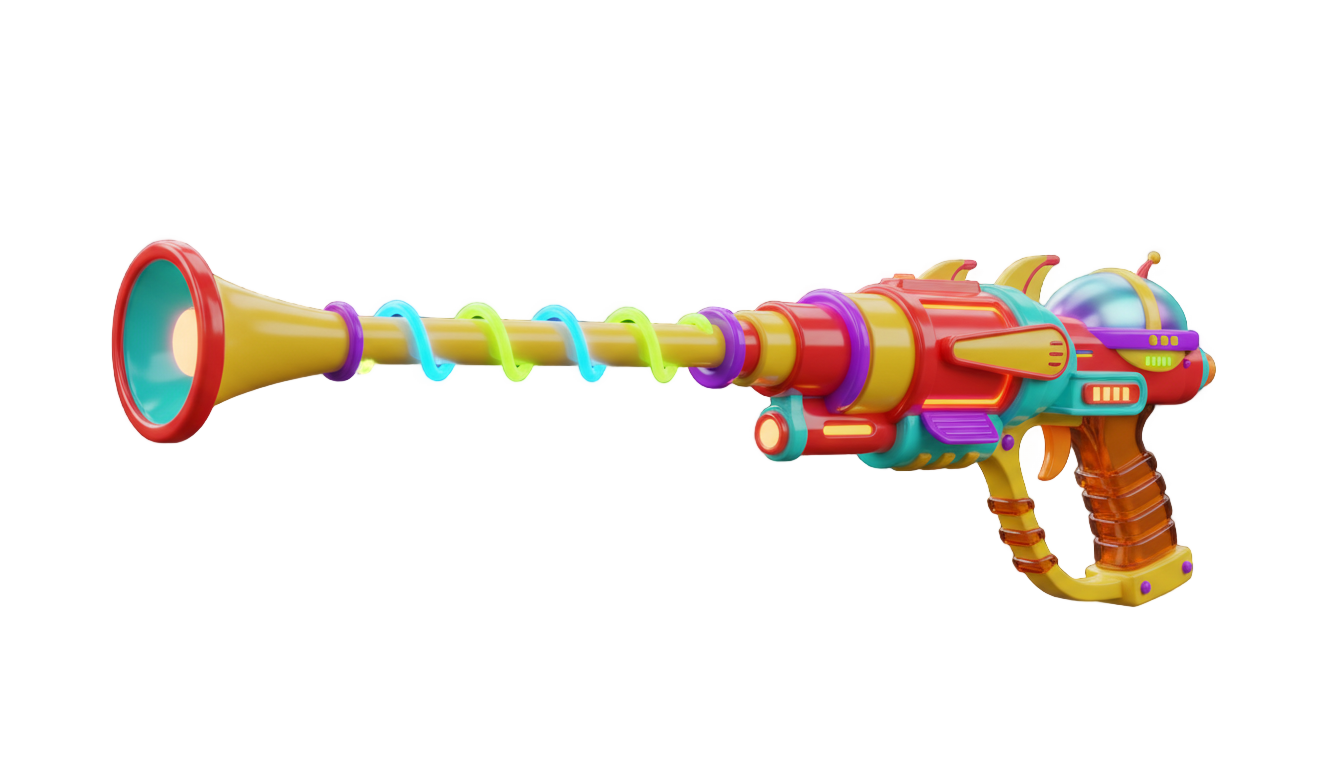 laser gun cartoon png PNG transparent background
