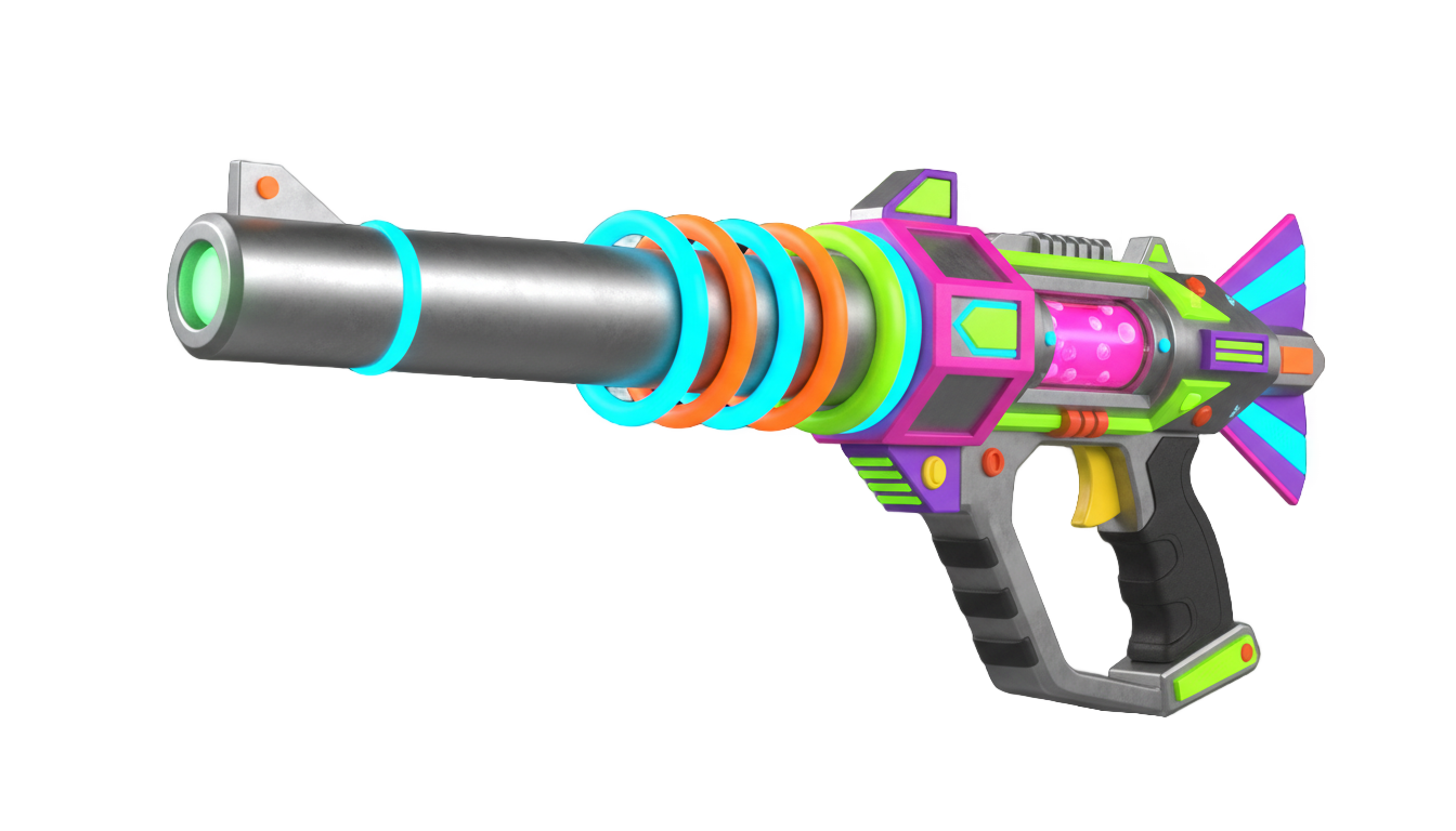 laser gun cartoon png PNG transparent background