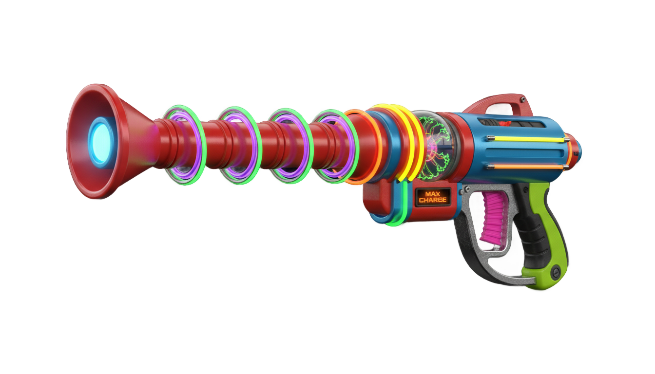 laser gun cartoon png PNG transparent background