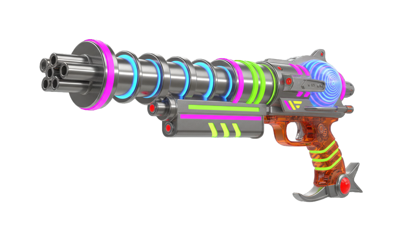 laser gun cartoon png PNG transparent background