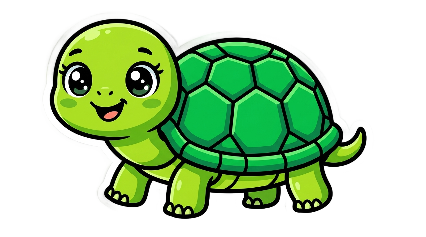 turtle sticker png PNG transparent background