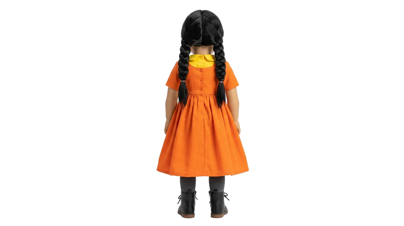 squid game doll png back PNG transparent background