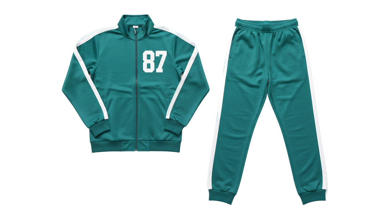 squid game tracksuit png PNG transparent background