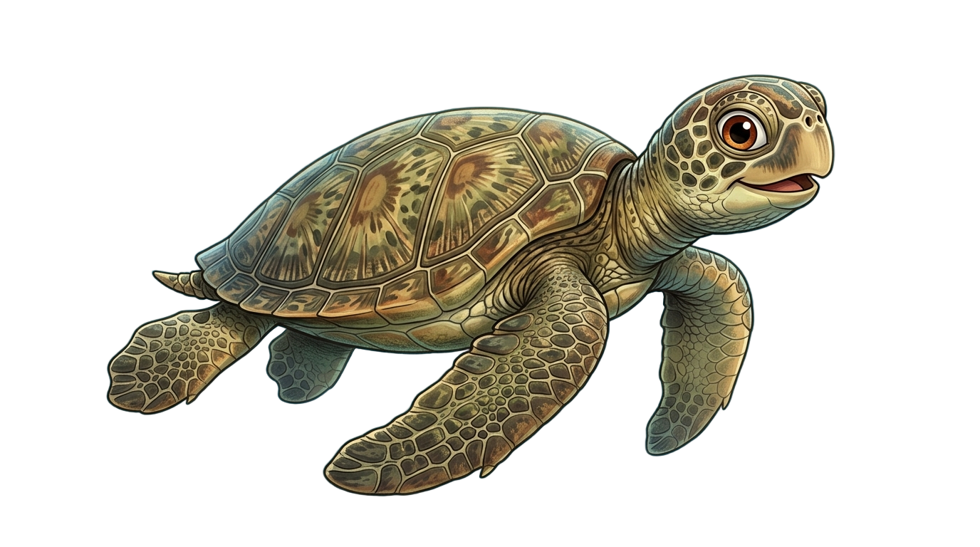 crush turtle png PNG transparent background