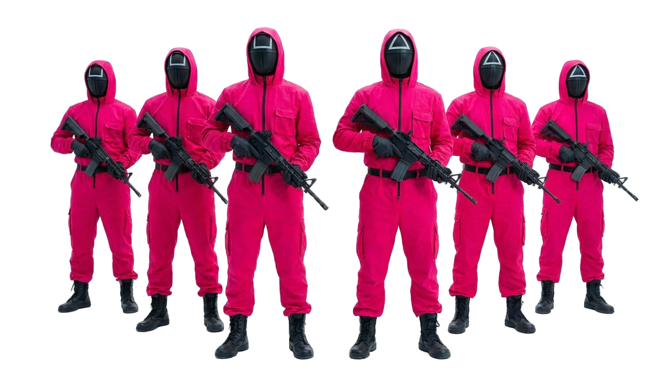 squid games png PNG transparent background