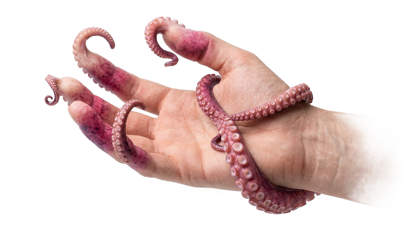 octopus hand png PNG transparent background