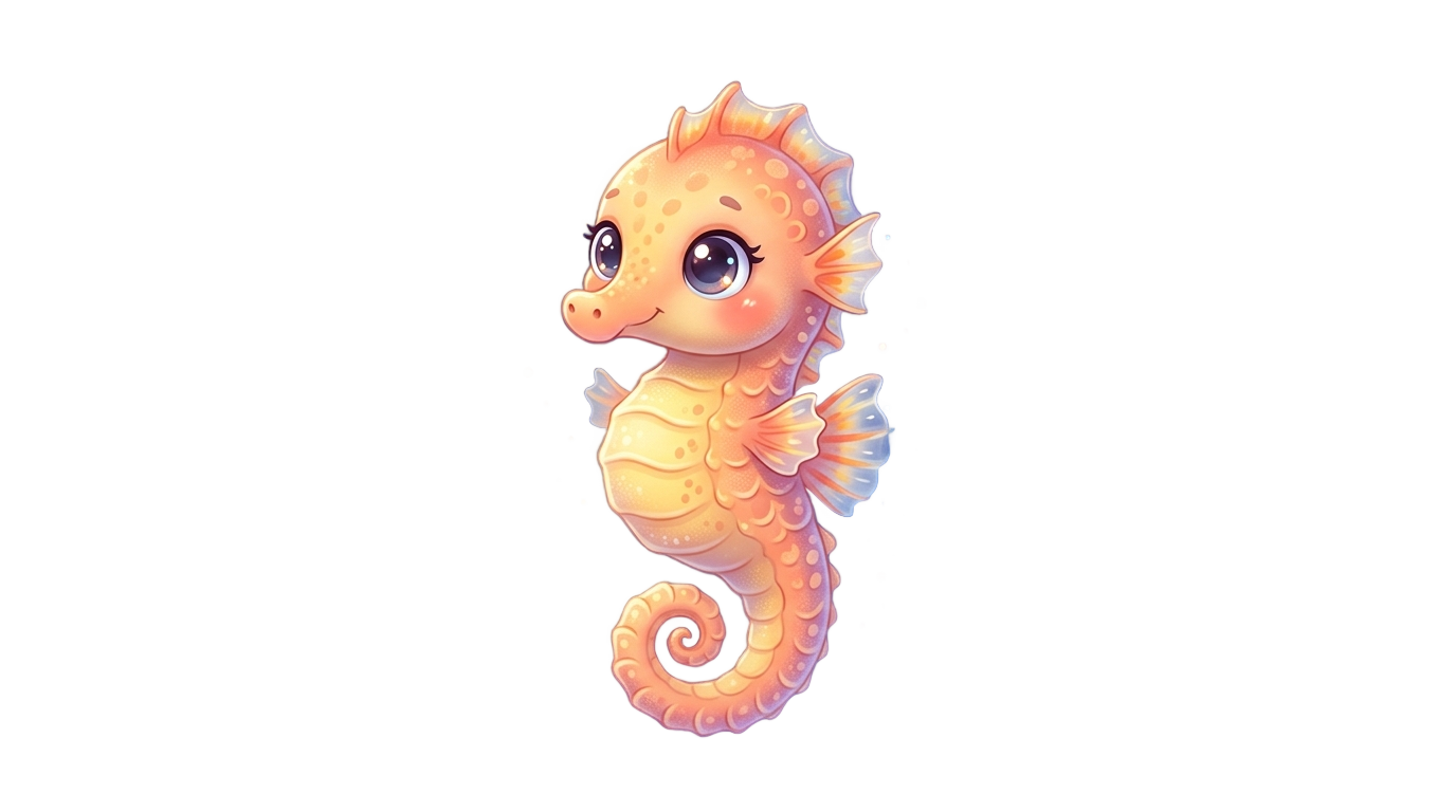 cute seahorse clipart png PNG transparent background