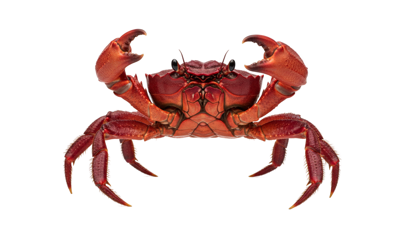 angry crab png PNG transparent background