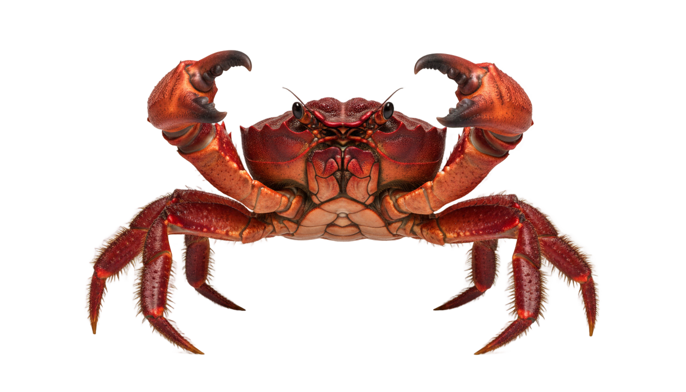 angry crab png PNG transparent background