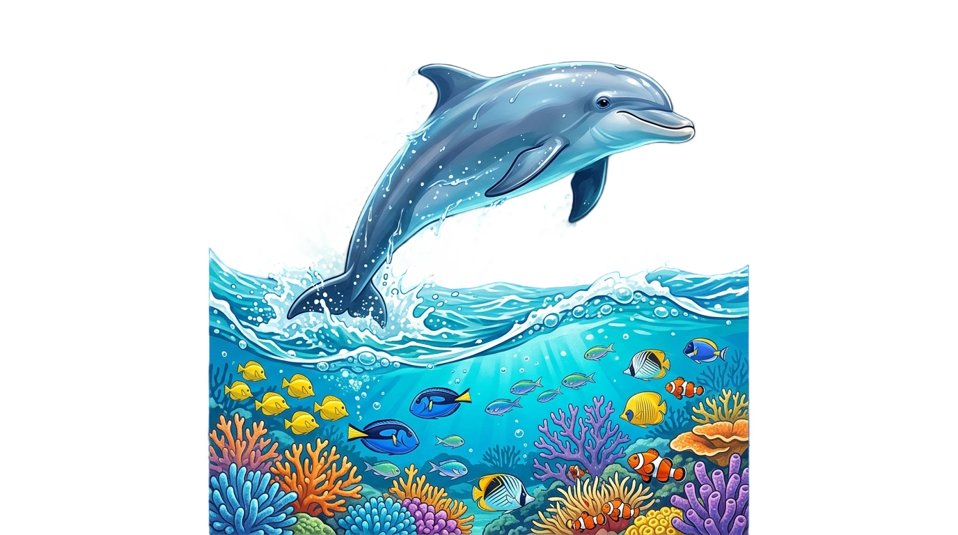 dolphin reef 918kiss png PNG transparent background
