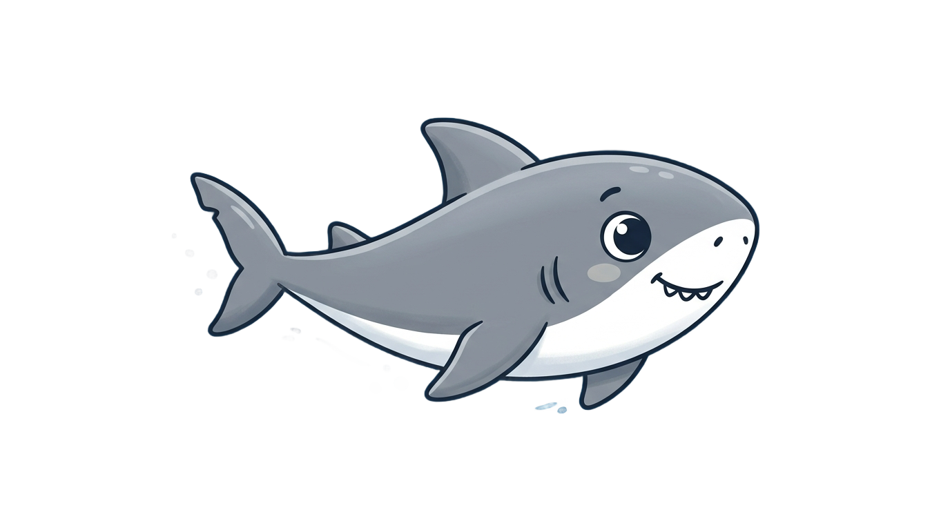 vovo shark png PNG transparent background