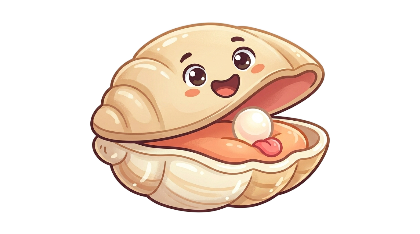 clam png cartoon PNG transparent background