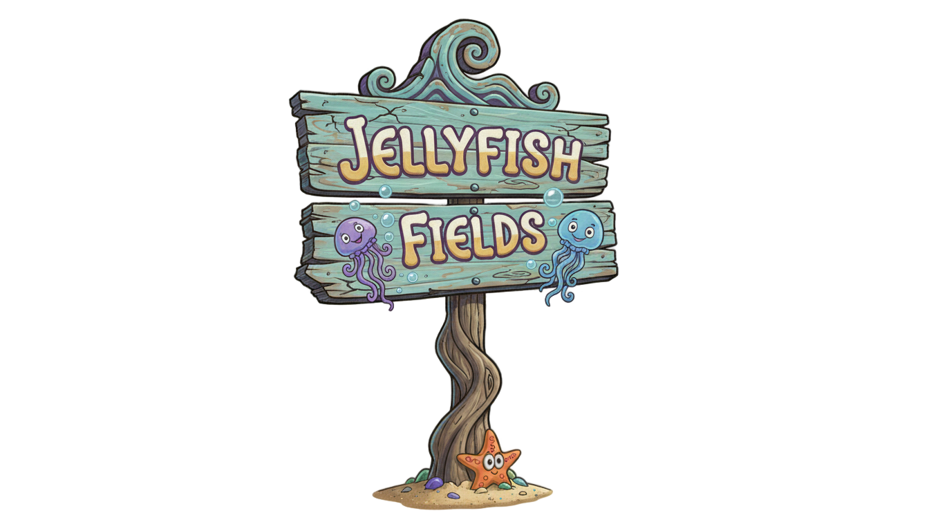 jellyfish fields sign png PNG transparent background