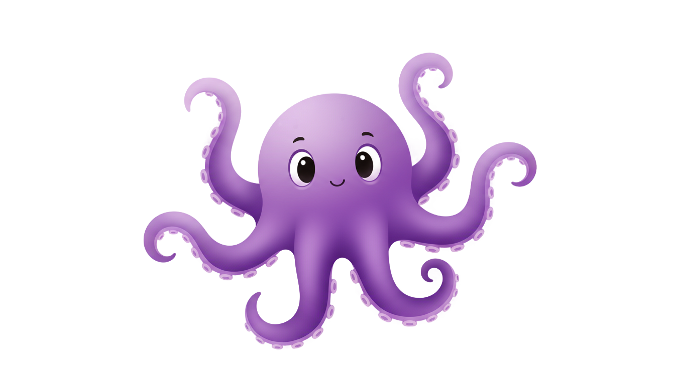 octopus emoji png PNG transparent background