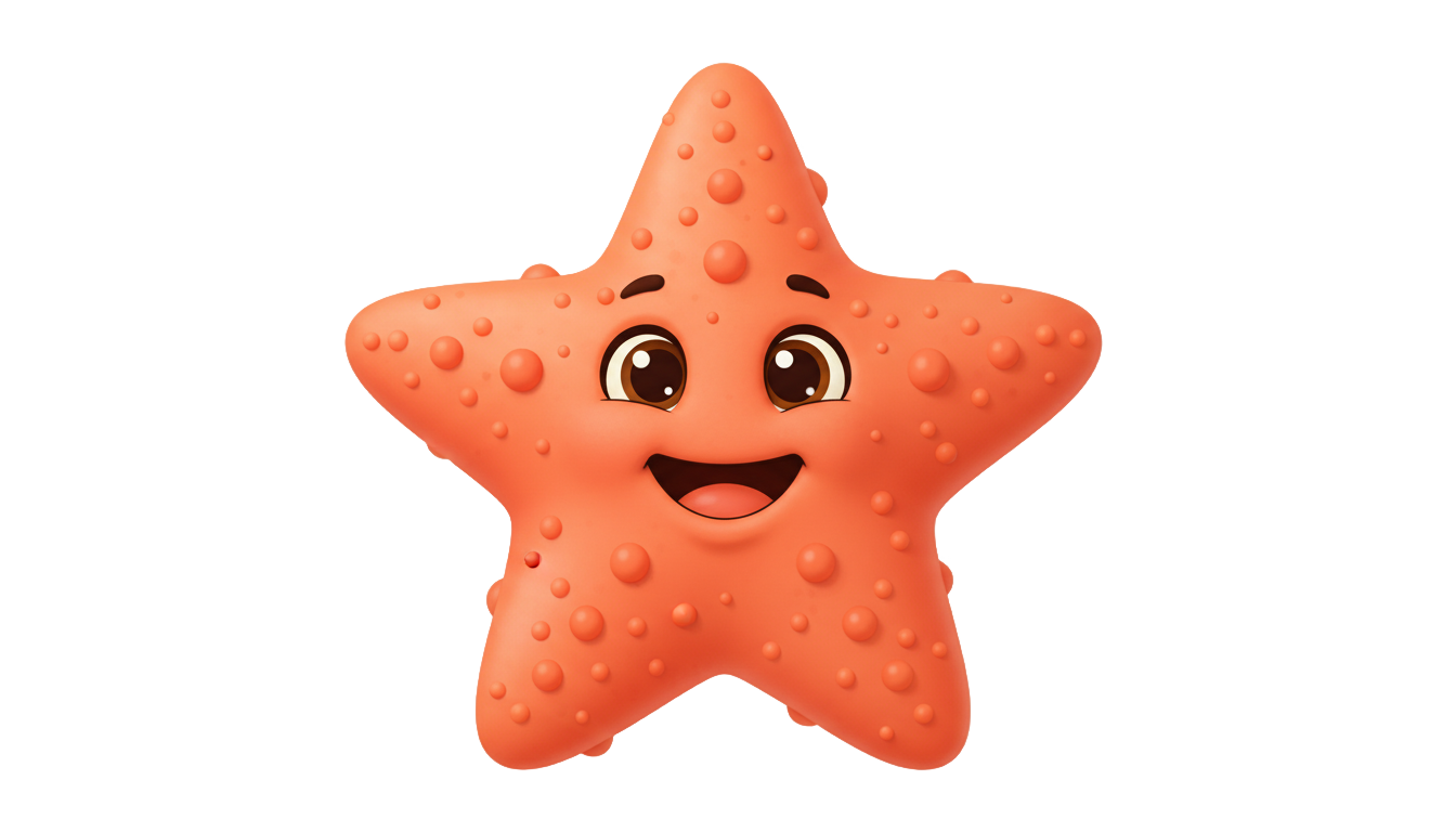 starfish cartoon png PNG transparent background