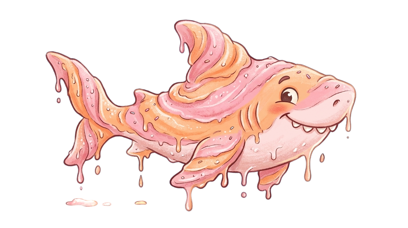 sorbet shark png PNG transparent background