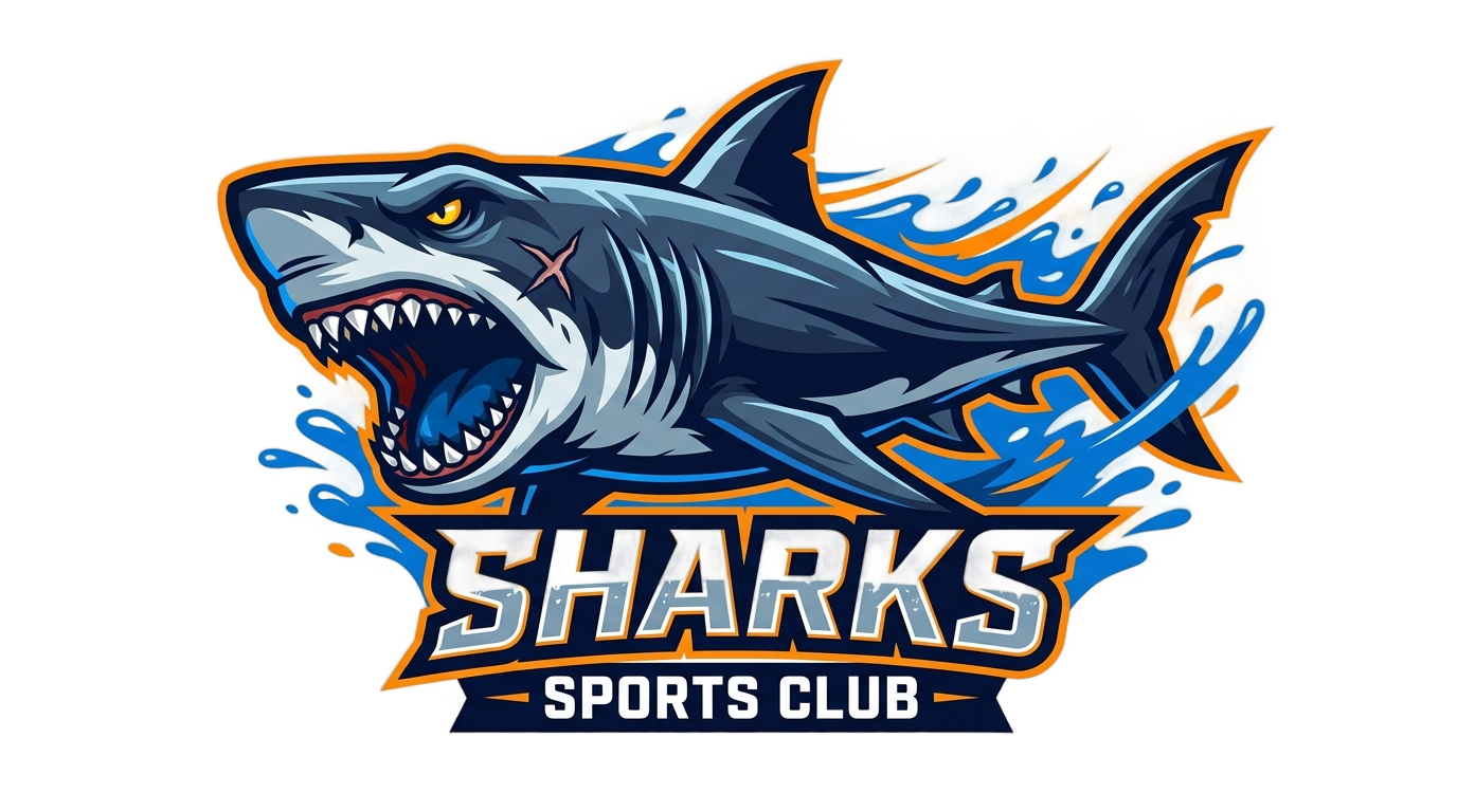 shark team logo png PNG transparent background