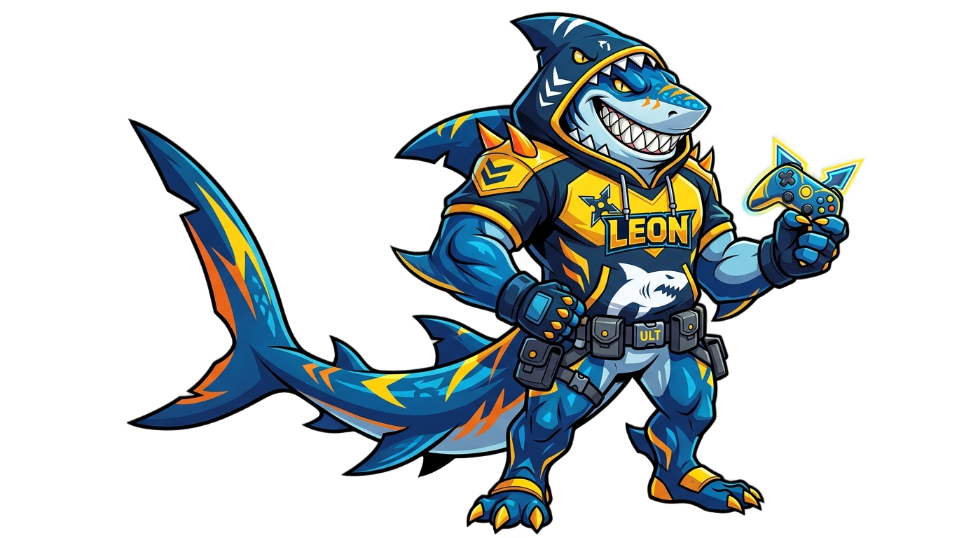 shark leon png PNG transparent background