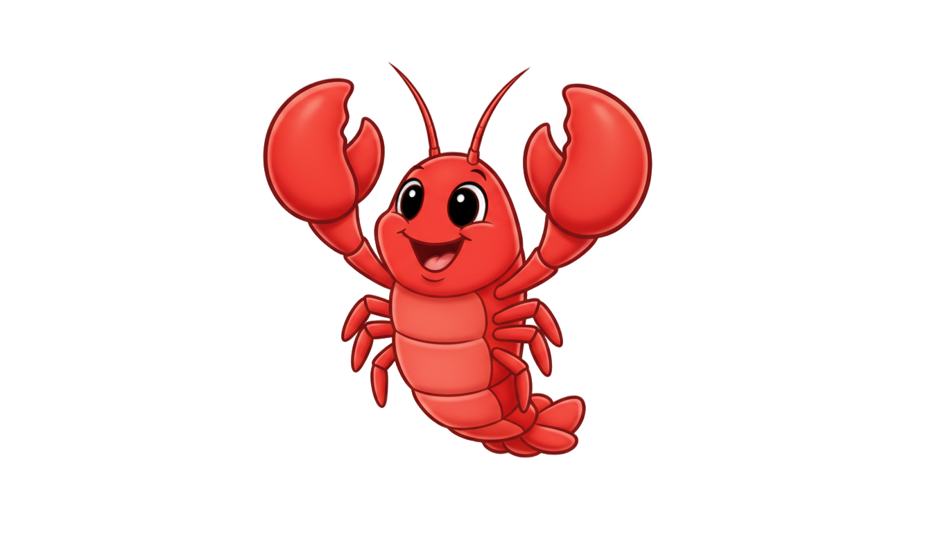 lobster cartoon png PNG transparent background