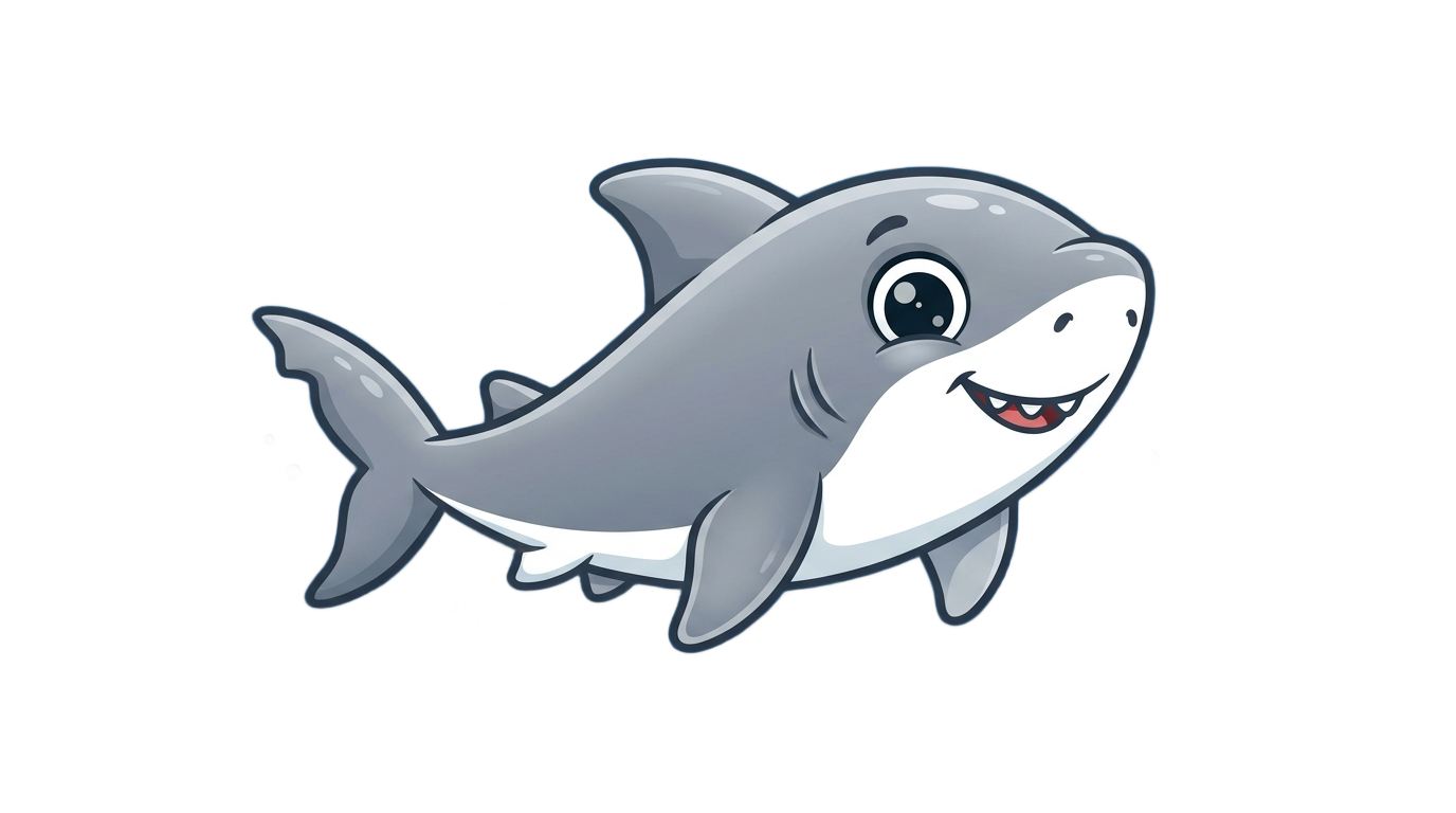 vovo shark png PNG transparent background