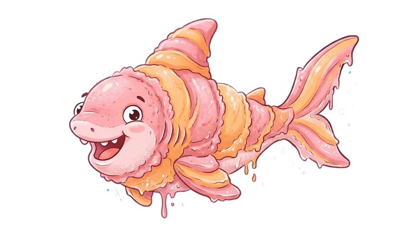 sorbet shark png PNG transparent background