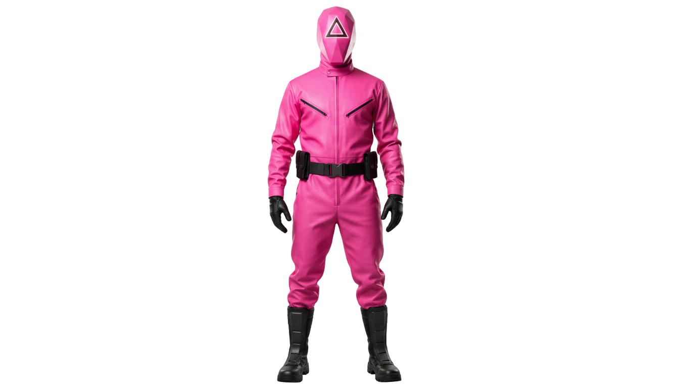 squid game guard png PNG transparent background