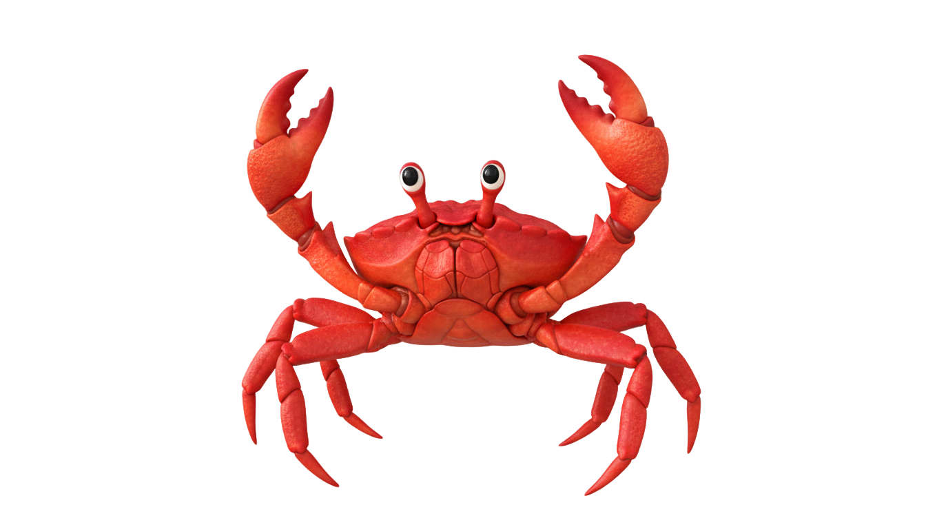 crab dancing gif png PNG transparent background