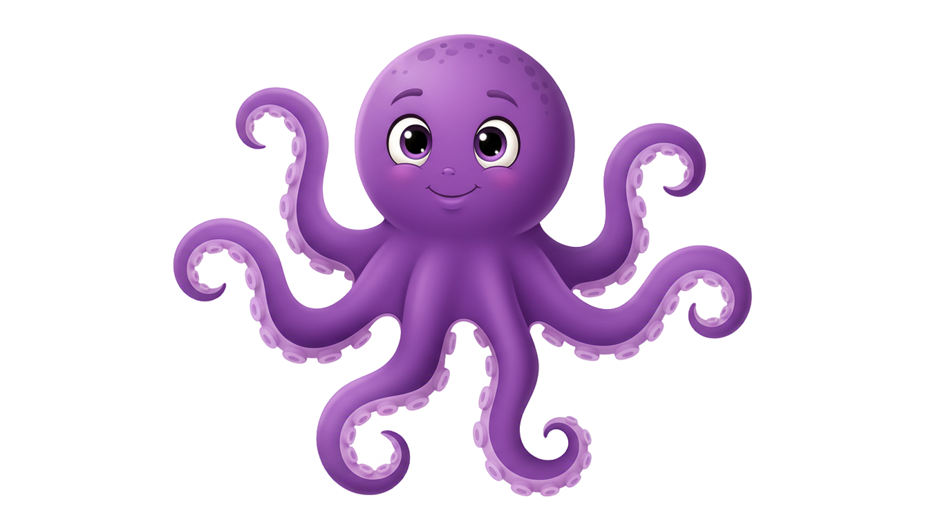 octopus emoji png PNG transparent background
