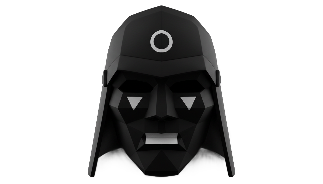 squid game mask png PNG transparent background
