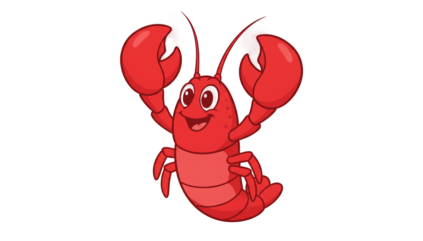 lobster cartoon png PNG transparent background