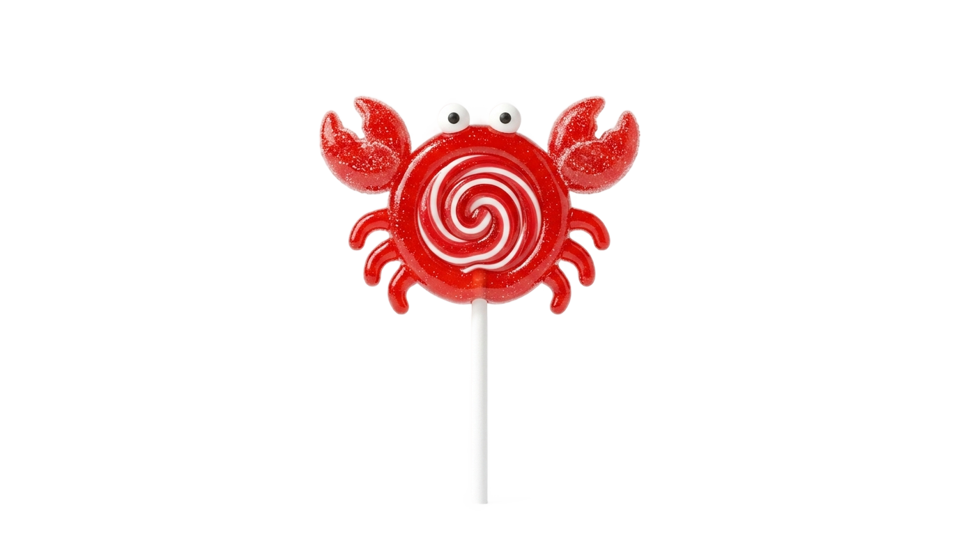 crab lollipop png PNG transparent background