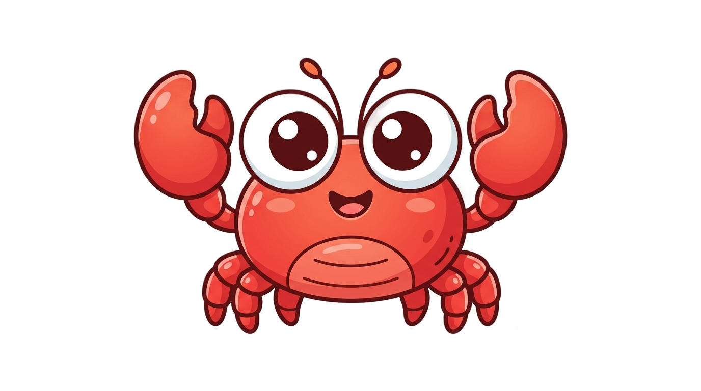 cute crab clipart png PNG transparent background