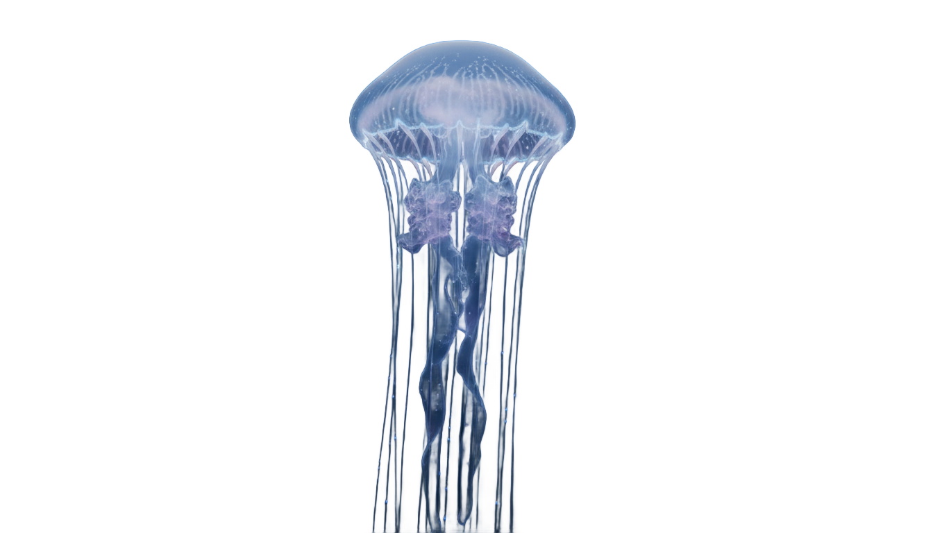 real jellyfish png PNG transparent background