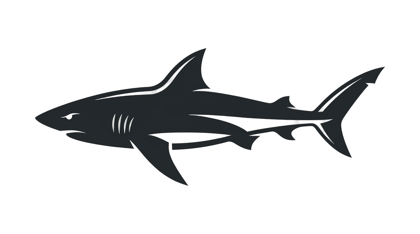 shark logo vector png PNG transparent background