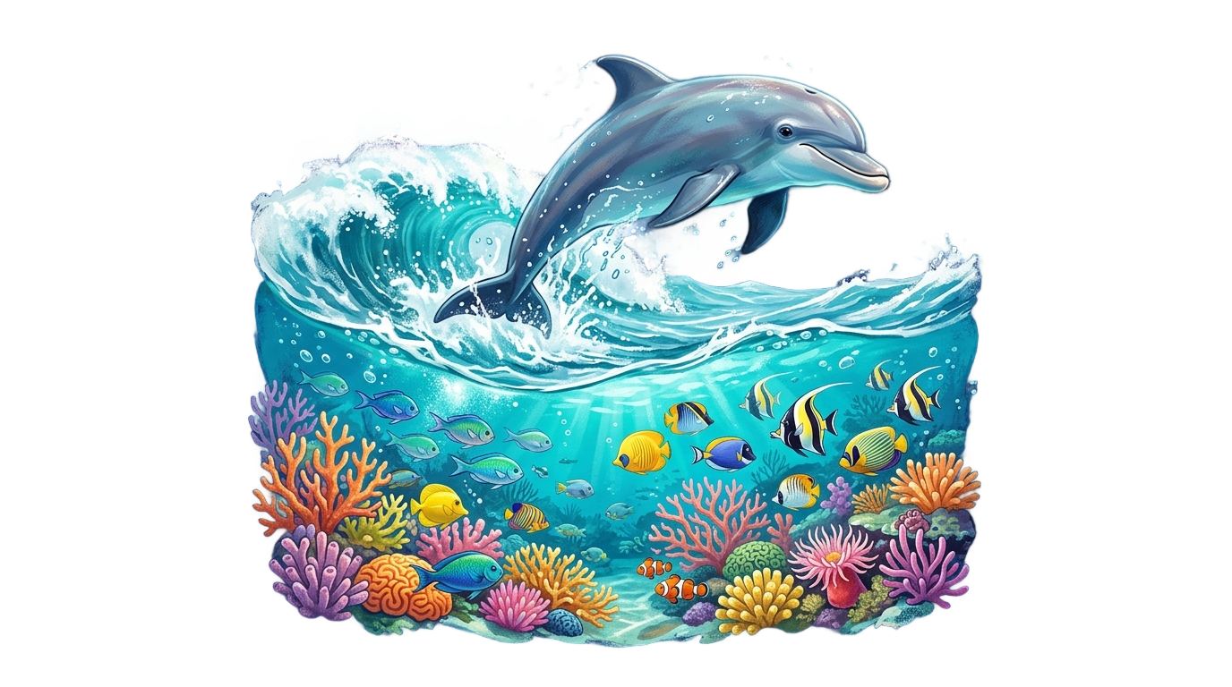 dolphin reef 918kiss png PNG transparent background