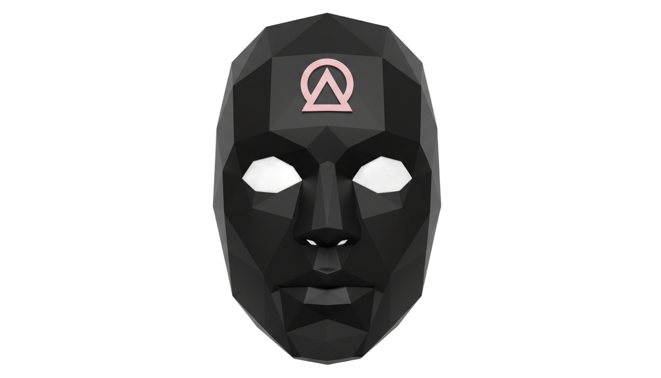 squid game guard mask png PNG transparent background