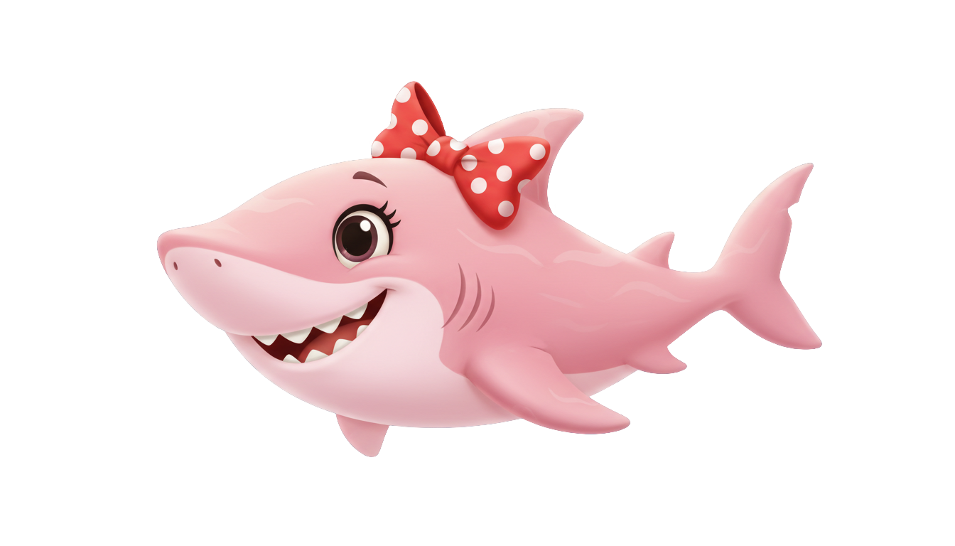sister shark png PNG transparent background