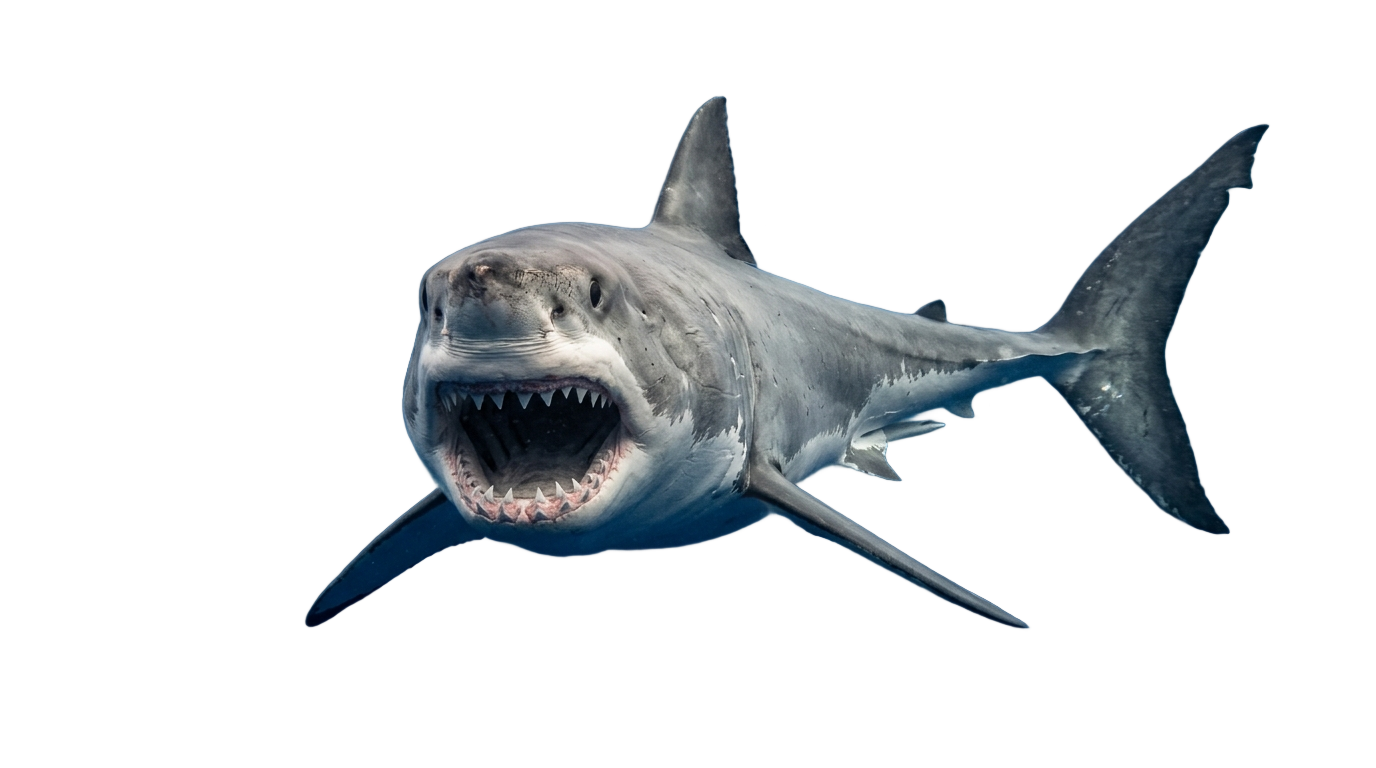shark illustration png PNG transparent background