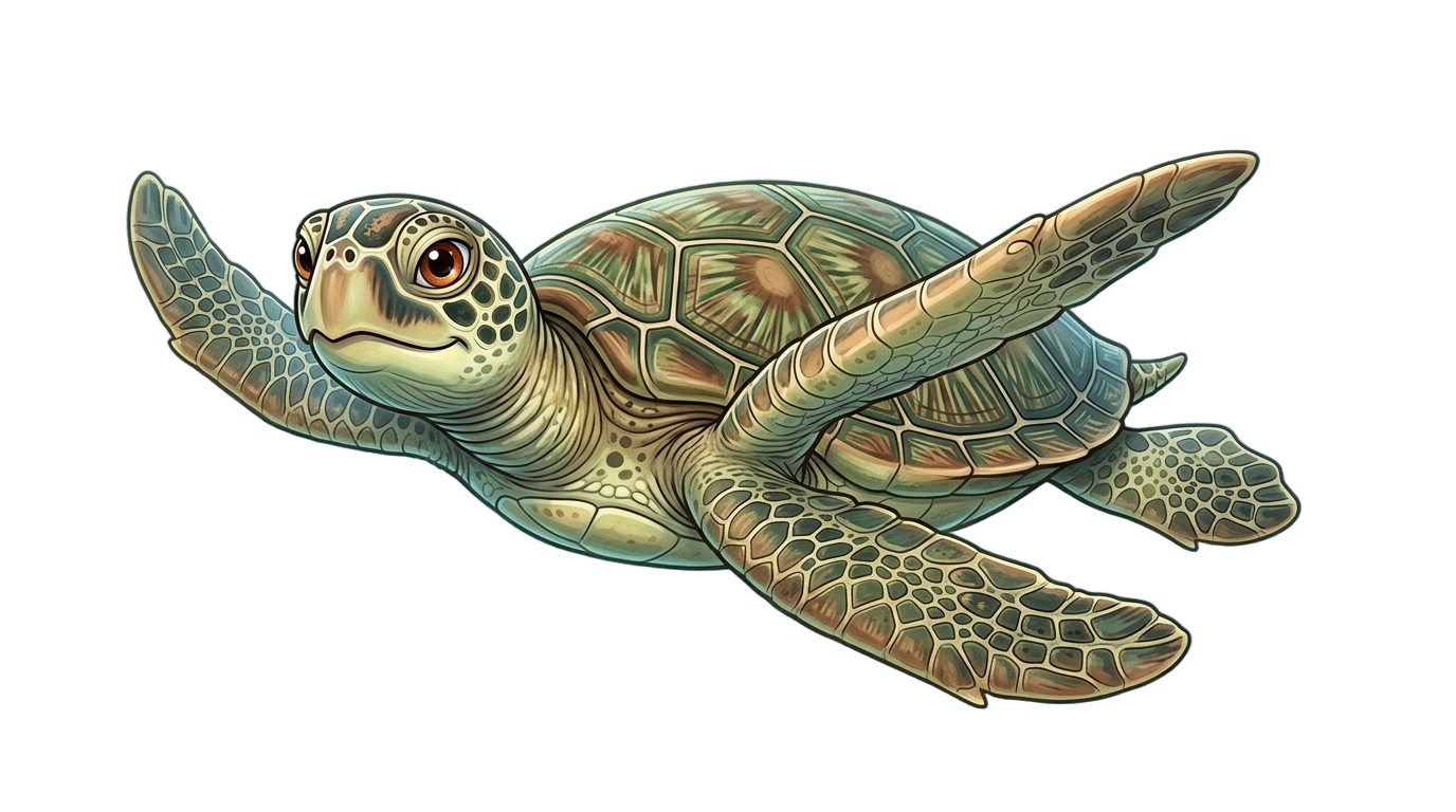 crush turtle png PNG transparent background