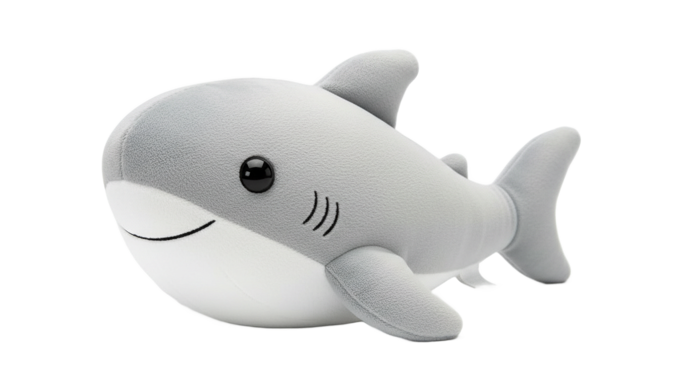 shark plush png PNG transparent background
