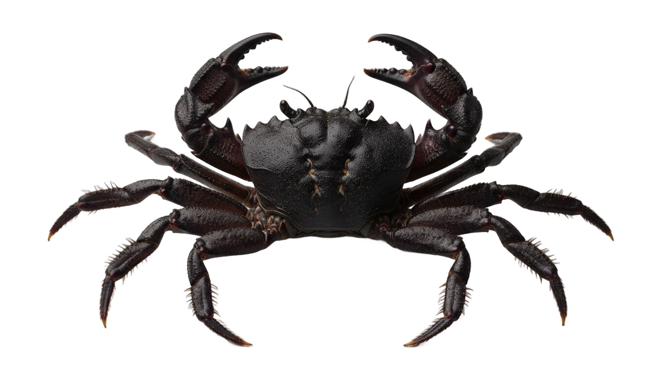black crab png PNG transparent background