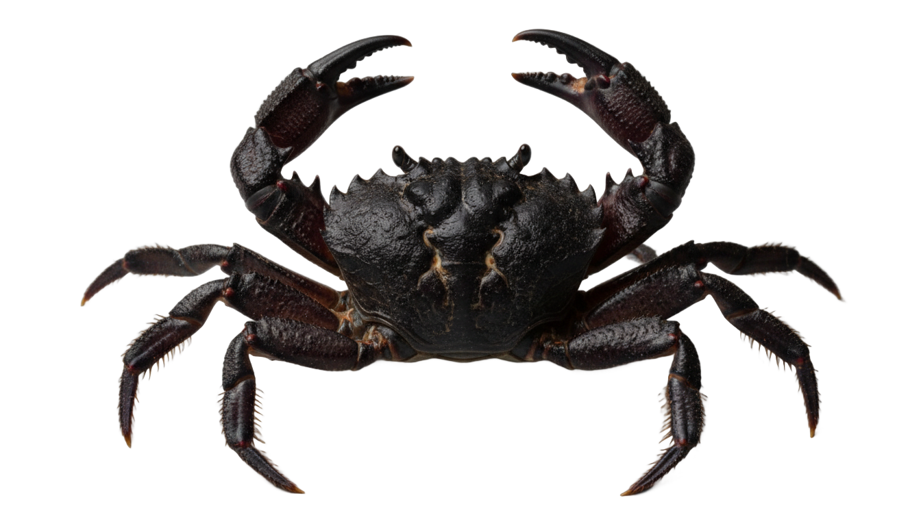 black crab png PNG transparent background