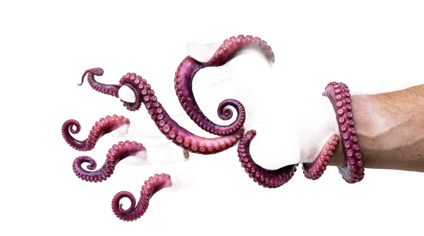 octopus hand png PNG transparent background