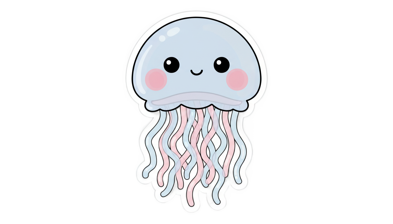 jellyfish emoji png PNG transparent background