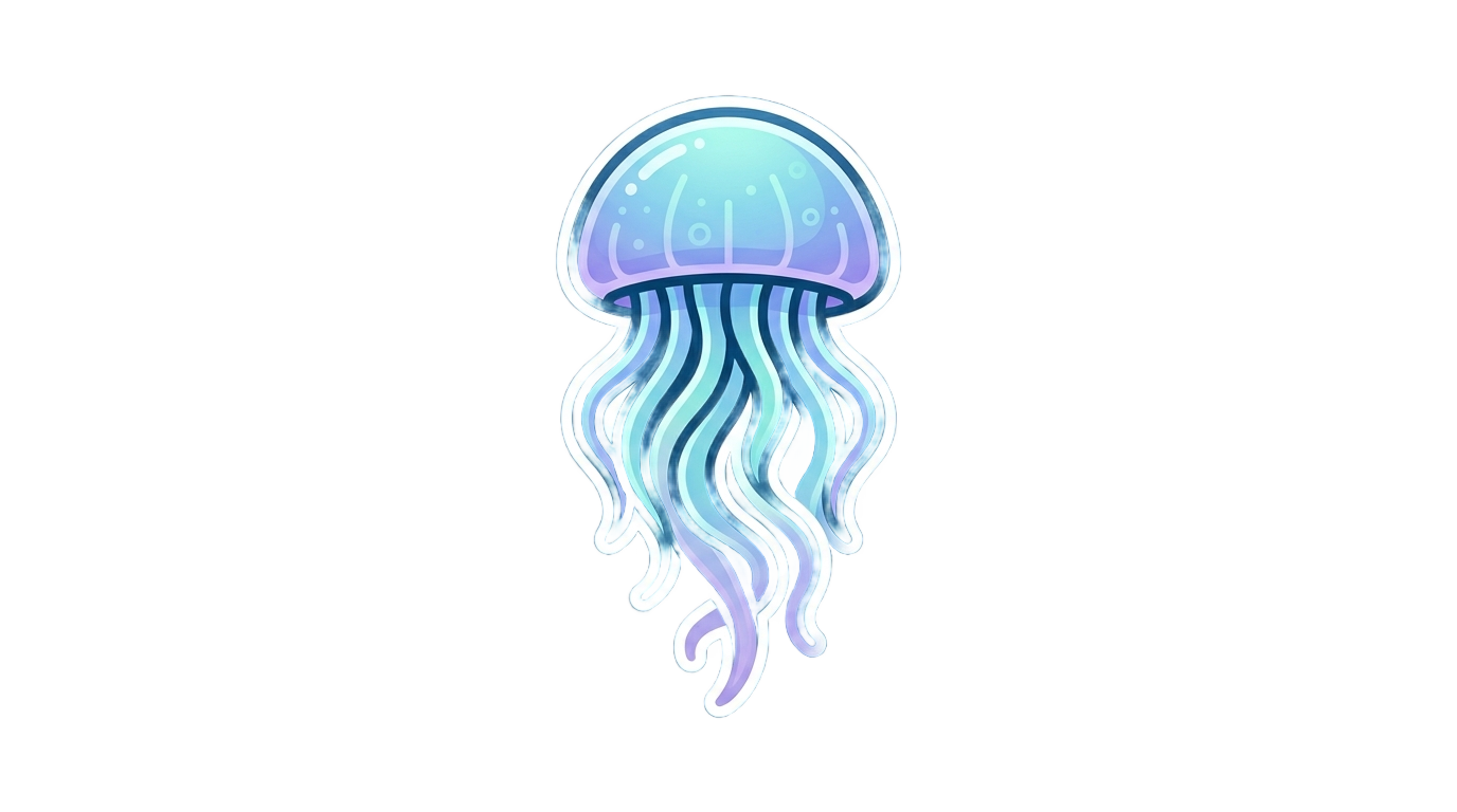 jellyfish icon png PNG transparent background